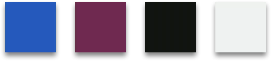 The color palette for Industrial 3D animation.